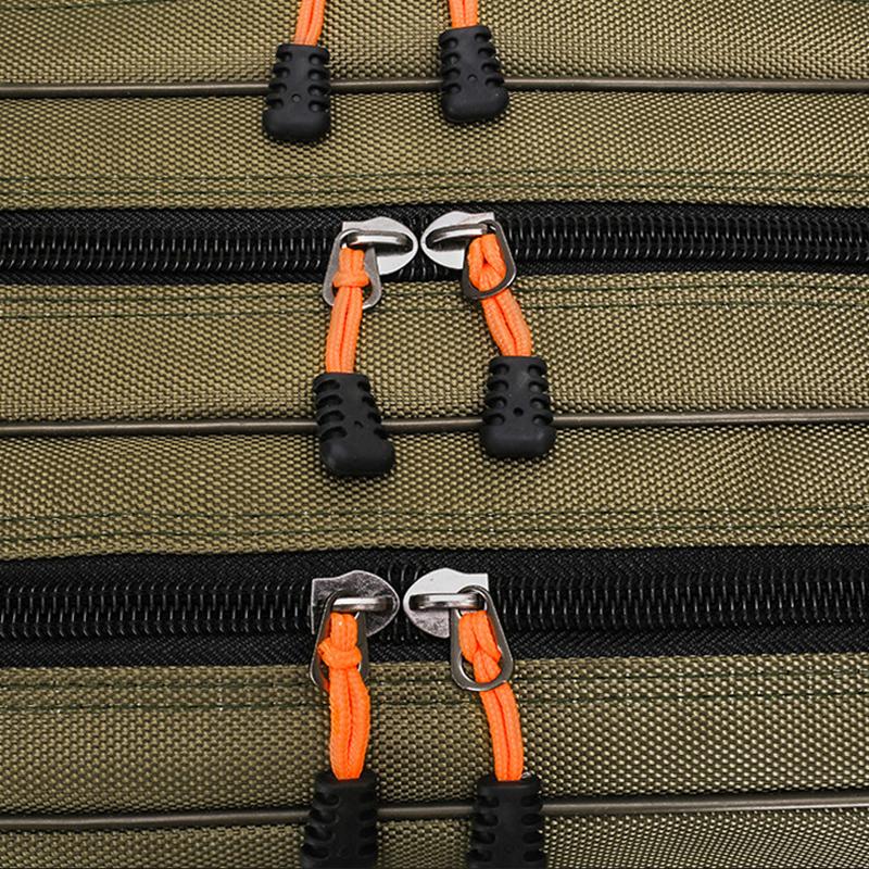 Fishing Gear Bag Green Waterproof and Wear-resistant Multifunctional Shoulder Bag Dual Shoulder Carry System