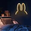 Rabbit Night Lights USB Powered LED Lamp Cute Animal LED Night Lamp Kids Baby Beside Table Lamp Bedroom Nightlight Holiday Gifts