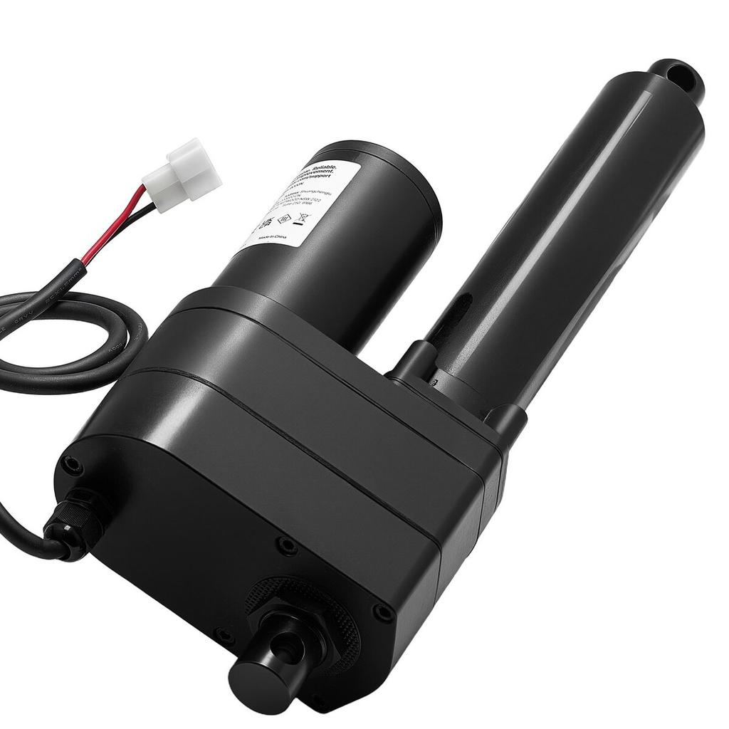 Attuatore Lineare 12V, Corsa 150mm Ultra Robusto 9000N Attuatore a Moto Lineare, Grado di Protezione IP65 5mm/s con Staffe di Montaggio per Macchinari Industriali