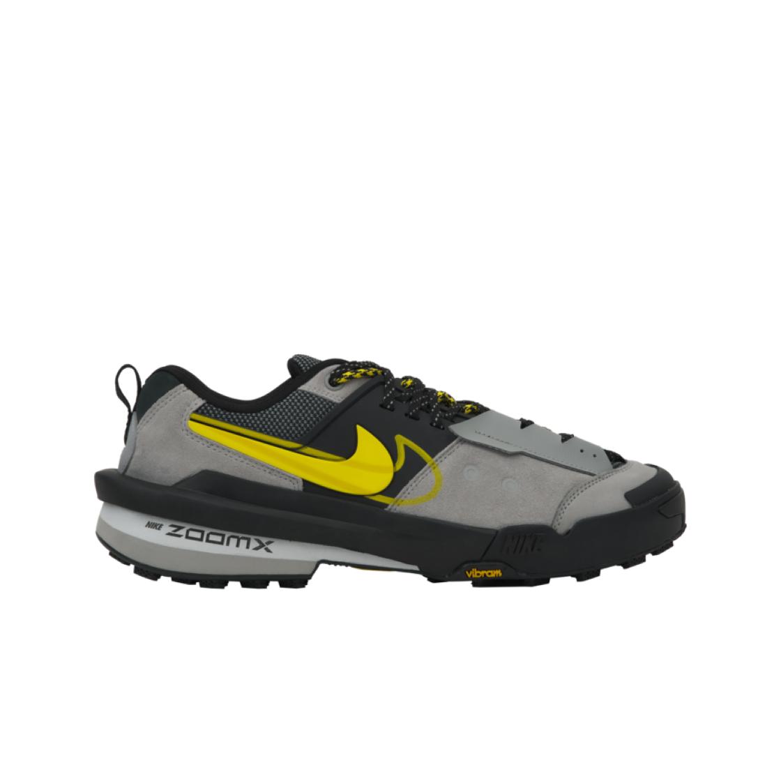 sacai x Nike Zegamadome Матовый Серебристый Тур Желтый Унисекс Кроссовки Серый Черный HQ8618-002 46