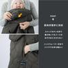 BabyHopper WT Monster Parka Winter Cape Suitable for Baby Carriers and Strollers 25, Charcoal, Lightweight, Warm, Breathable, Water-Resistant,