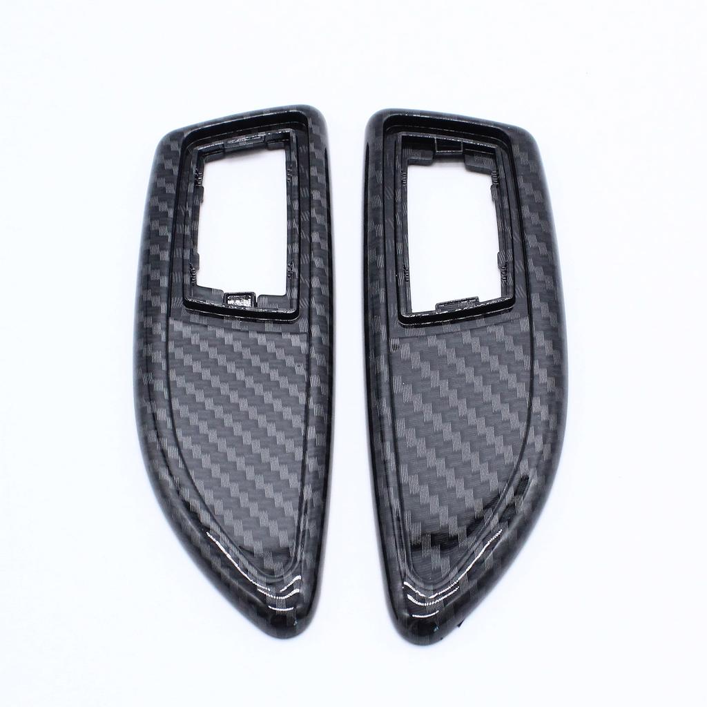 1 Pair Car Front Left And Right Carbon Fibre Effect Side Wing Repeater Indicator Surrounds For Vauxhall Corsa VXR