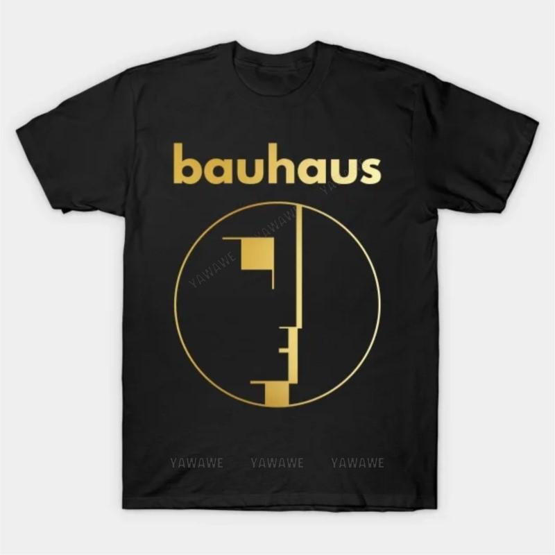 

Adult tee tops teenager cotton teeshirt Bauhaus Band Classic T Shirt brand casual short sleeve for men mens summer tshirt S