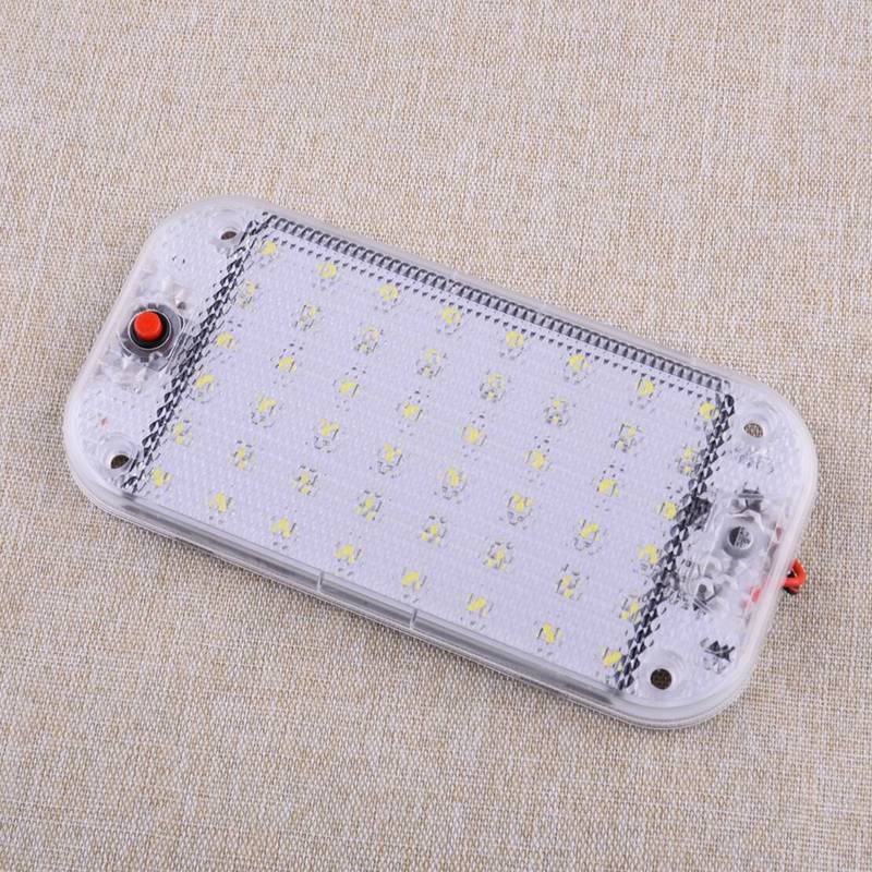 12-85V 5W Universal Interior Lighting White LED Ceiling Dome Light Map Lamp for Trailer Camper RV Caravan Truck Car Boat