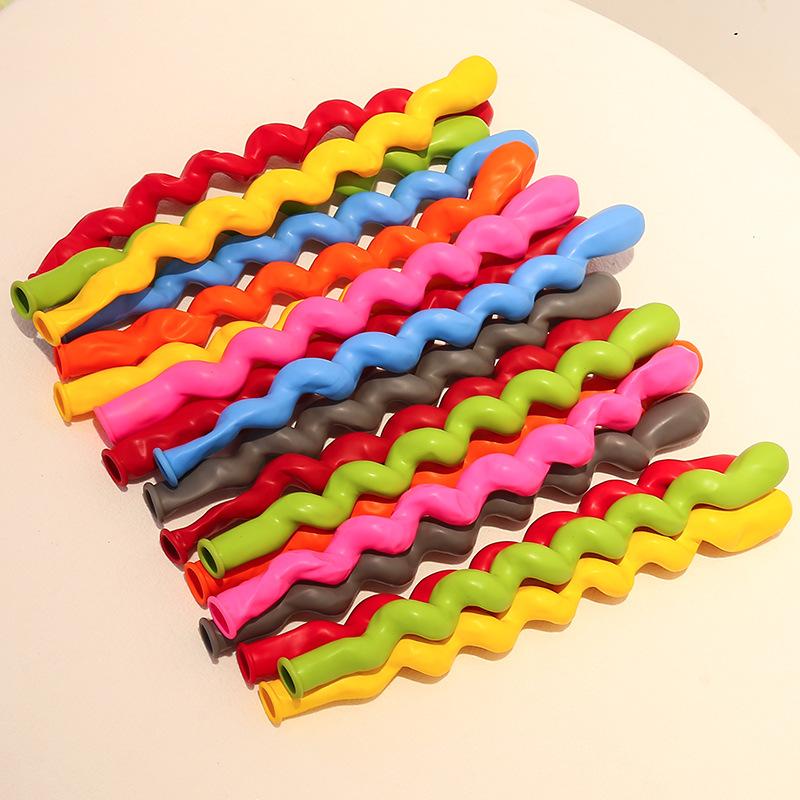 

50 шт гигантские шары 1,5 г резиновые гелиевые спиральные латексные шары свадьба день рождения вечеринка украшения детские игрушки для душа длинные шары 1.5g 50pcs