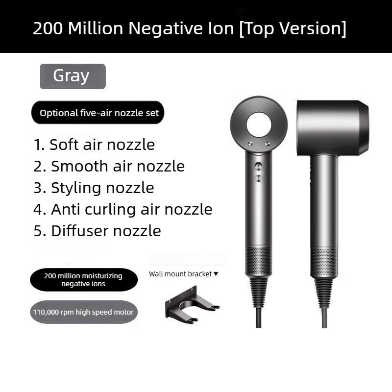 High Power Silent Hair Dryer Negative Ion Hair Care High-Speed Hair Blower Household Professional Hair Blowing Machine