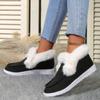 Women's Lightweight Comfortable Cold Warm Padded Snow Boots Non-slip Wear-resistant Outdoor Casual Sneakers Cotton Boots