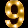 Alphabet Letter LED Nights Lights Number Lamp Decor Party Room Birthday Wall Wedding Home Decorations Personalised Ornaments
