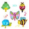 Mini Insect Aluminum Foil Balloons for Children's Birthdays - Shaped Decorations and Street Sale Promotion