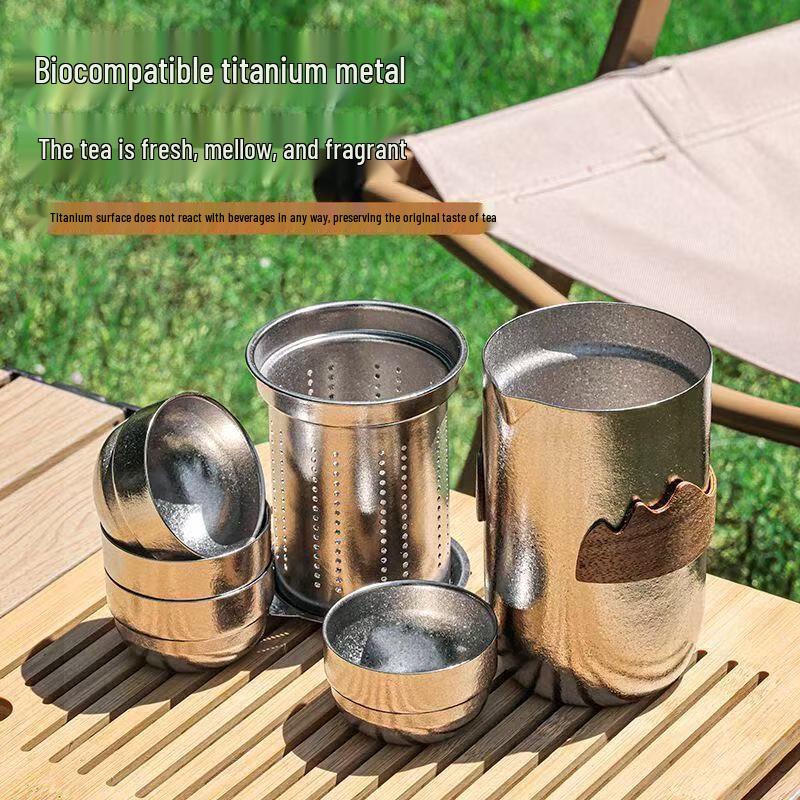 

Fubolai Pure Titanium Portable Outdoor Tea Set