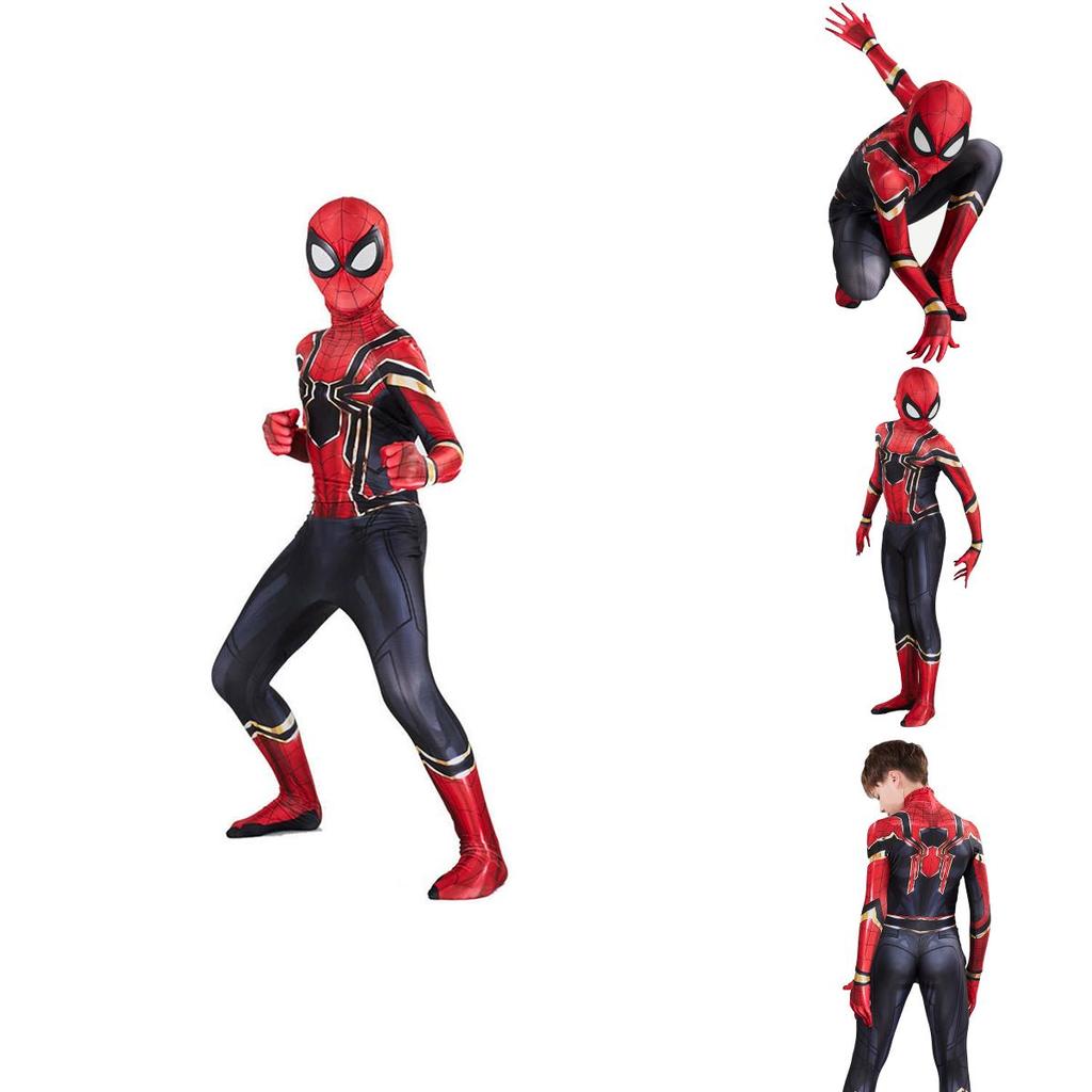 Iron Spiderman Suit Superhero Costume Cosplay Jumpsuit With Exquisite Workmanship