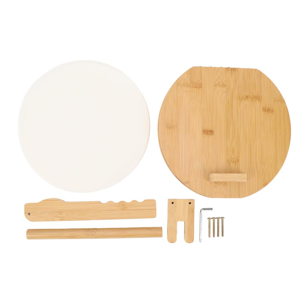 Holz Tortillapresse mit 50 Pergamentpapier Runde Mais-Tortillapresse für selbstgemachte mexikanische Tortillas