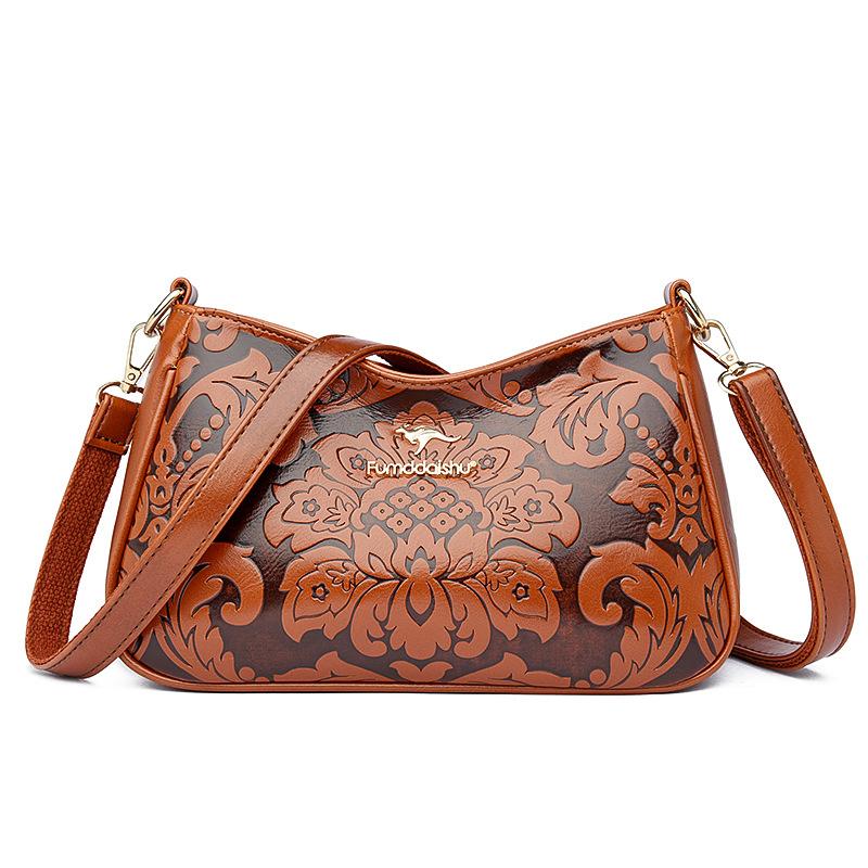 Damentasche neue Umhängetasche mittel geprägt Mode Temperament Damen Schultertasche