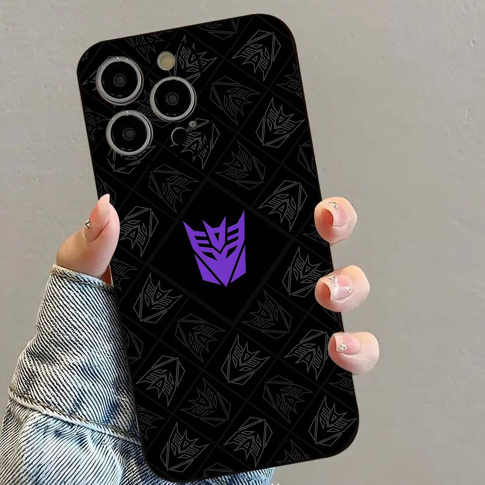 Cool T-Transformers Decepticon Movie Phone Case For IPhone 17 16 15 14 13 12 11 PRO MAX PLUS Mini Soft TPU Skin Cover Gift