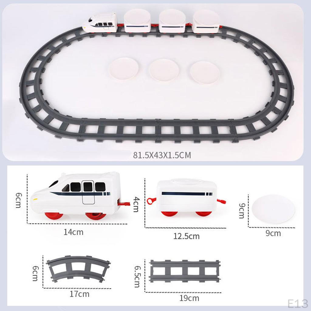 Electronic Classic Train Set Revolving Electric for Kids Boys Girls Age 5+ Birthday Gifts