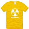 Nuclear Radiation Creative Life Printed T Shirt Unisex Short Sleeve O-Neck Cotton Unisex T-Shirt Cool Tee Shirt Homme Camisetas Hombre