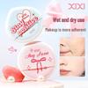 XIXI Doppelt verwendbarer erweiterbarer Make-up-Schwamm, 2er-Pack - Runder Wassertropfen Make-up-Schwamm