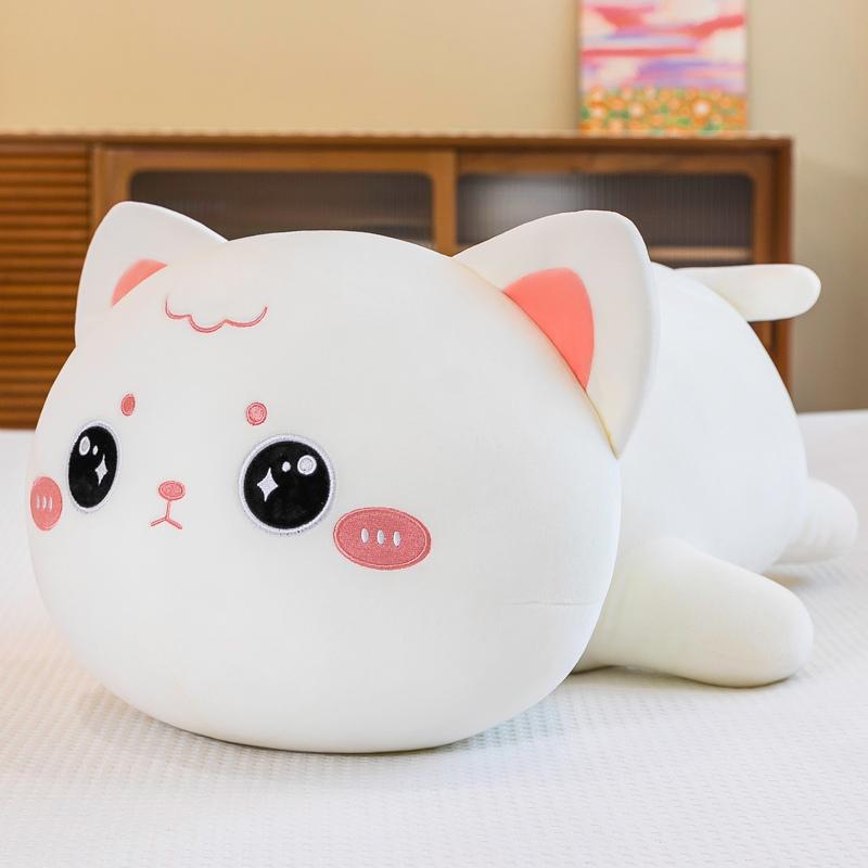 

40-90cm Cute Soft Cat Plush Pillow Sofa Cushion Kawaii Plush Toy Stuffed Cartoon Animal Doll ideal for Children Infant Girls Lovely Gift Idea 40cm
