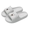 Cute Bear Women Home slippers Thick Bottom Soft Beach Slides Fashion Comfortable Non-slip Slippers Cartoon Lightweight Men Bathroom Slippers
