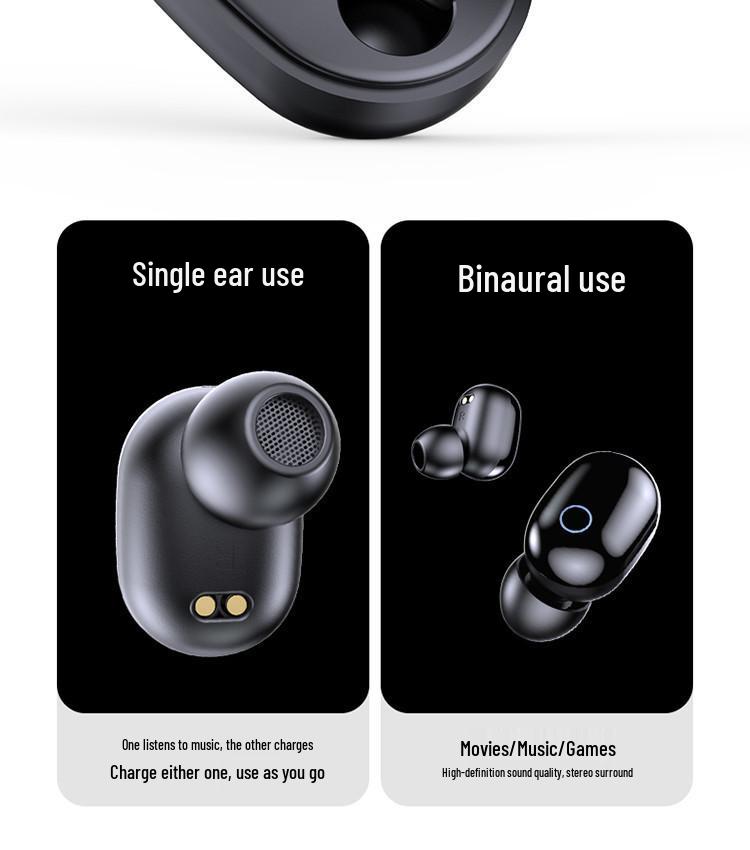 E6S J15 Bluetooth TWS Wireless Earbuds with LED Display - Stereo Music & Sports Headset