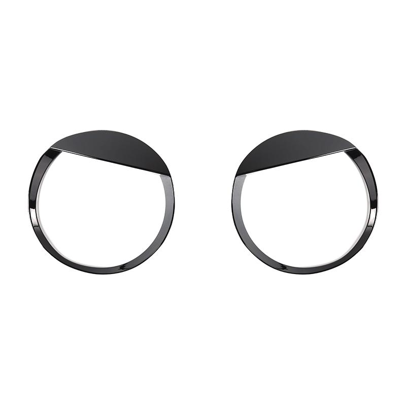 ABS Exterior Front Bird Headlight Ring Decoration Cover for Suzuki Jimny 2019 up Car Accessories чёрный