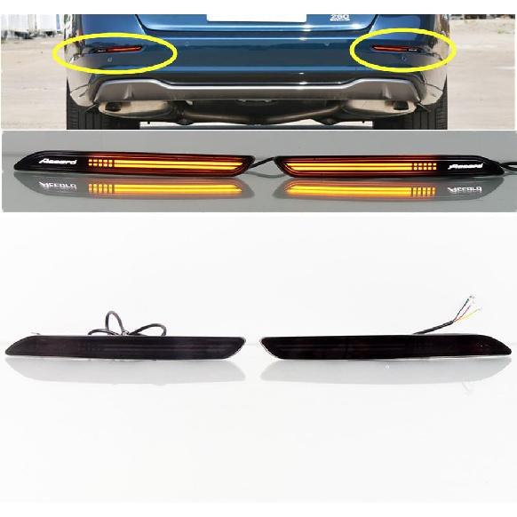 LED Rear Bumper Reflector Light Fit For 2023 2024 Honda Accord LED Brake/Tail/Driving Light With Sequential Turn Signal Light Fog Lamp