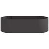 Raised Garden Bed Black 140 X 40 X 40 Cm Steel