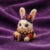 Patchwork Tier-Set Halloween Freunde Set DIY Nähen Machen 4 Zubehörteile Enthalten Entzückende Charaktere Basteln für Anfänger Handgemachtes Geschenk Feiertag