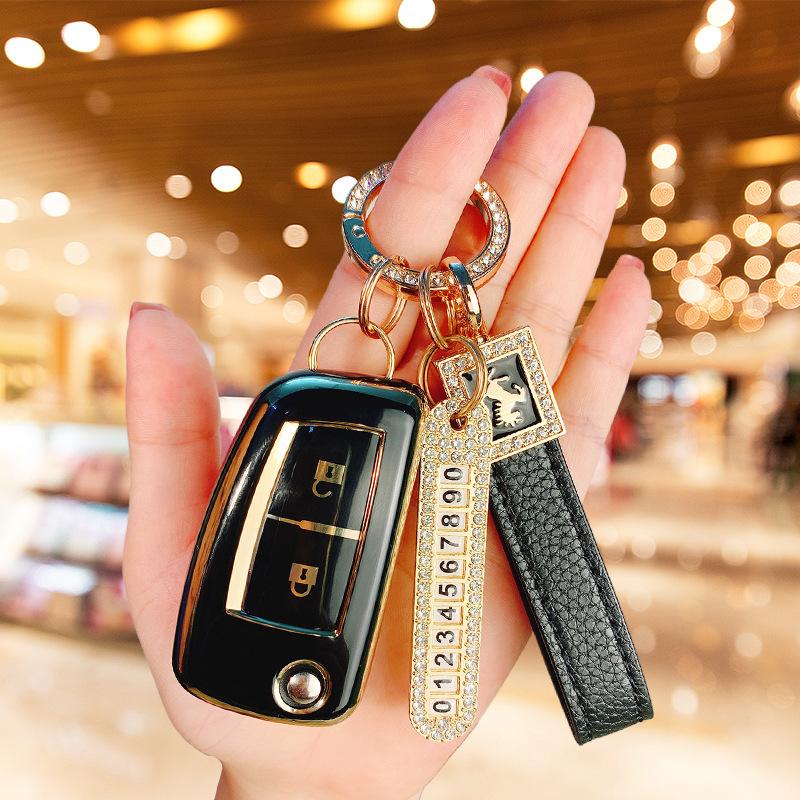 Aplicabil pentru husă cheie Dongfeng Nissan Qashqai pliabilă 2 chei 2017 2019 pentru bărbați 17 pentru femei high-end drăguț