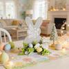 Easter Bunny Wooden Decorative Print Creative Ornament For Holiday Party Decorations