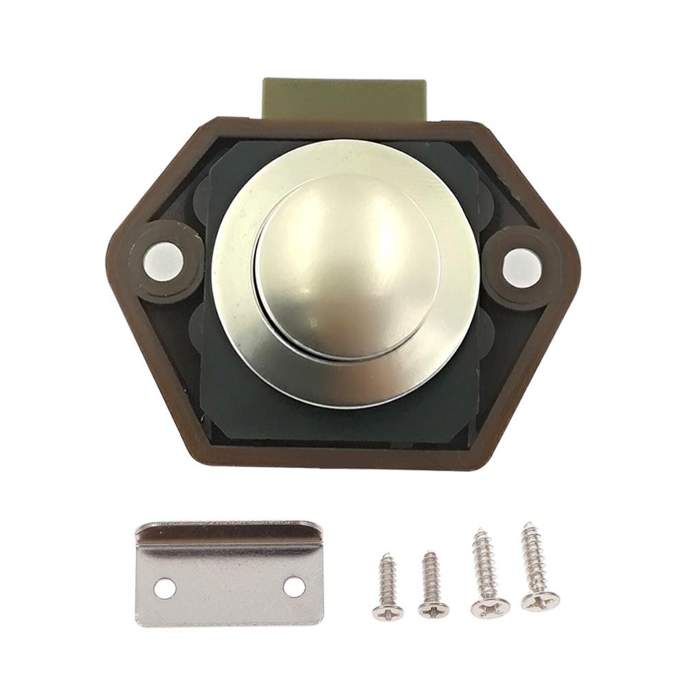 Kompakter Wohnmobil-Schranktürgriff mit verstecktem Schlossknopf