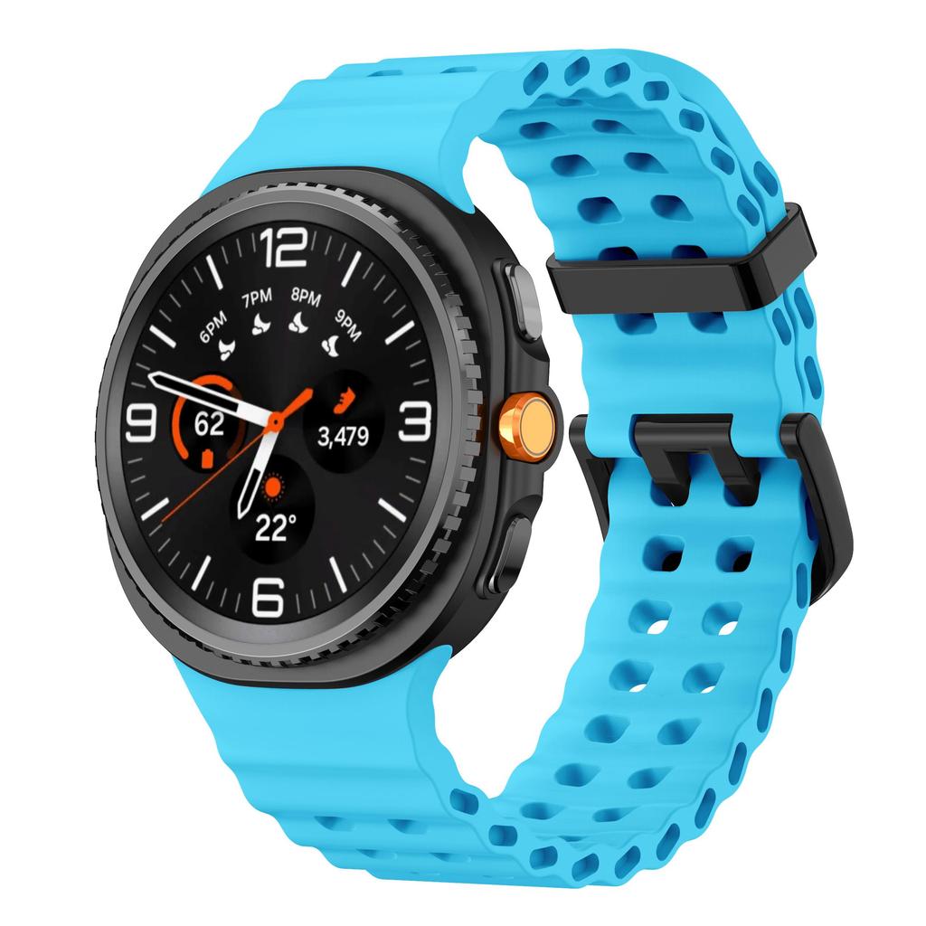 Ocean Band For Samsung Galaxy Watch Ultra Strap 47mm Accessories Sport Silicone Bracelet Correa Galaxy Watch 8/8 Classic Strap