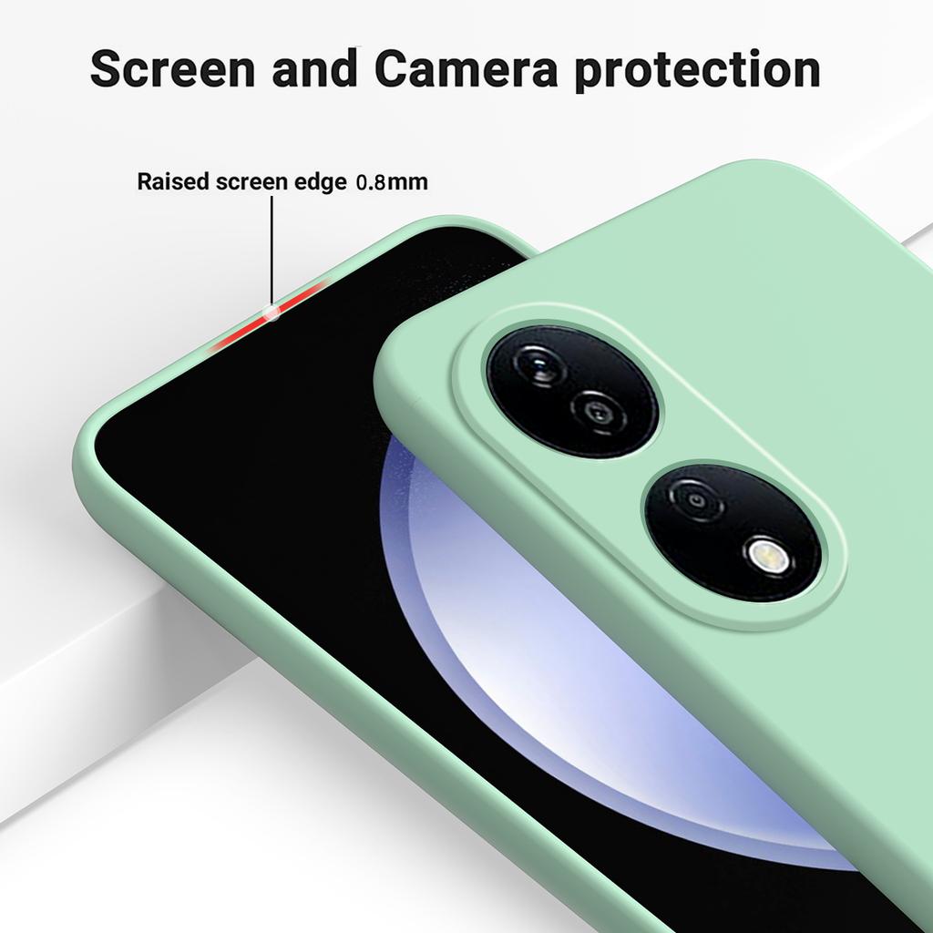 For Honor Play 50 Plus 5G/X7b 4G/90 Smart Liquid Silicone Case with Strap Anti-scratch Cover