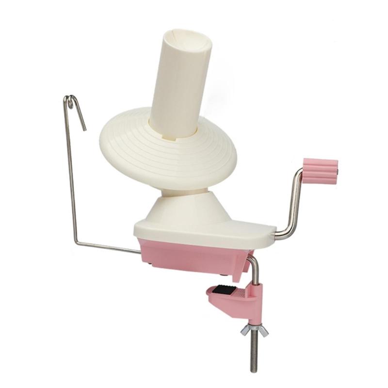 

Hand Operated Yarn Winder Large Capacity Manual Yarn Wools Winder Knitting Tool Supplies for Crocheting and Knitting 1