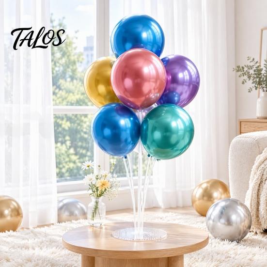 Baby Shower Balloon Stand 4/8 Pcs Kit for Table, Sticks Holder with Base Graduation, Birthday, Shower, Weddings, Celebrations Column