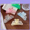 Chic And Stylish Acetate Hair Claw Clip Featuring Delicate Floral Designs For Women