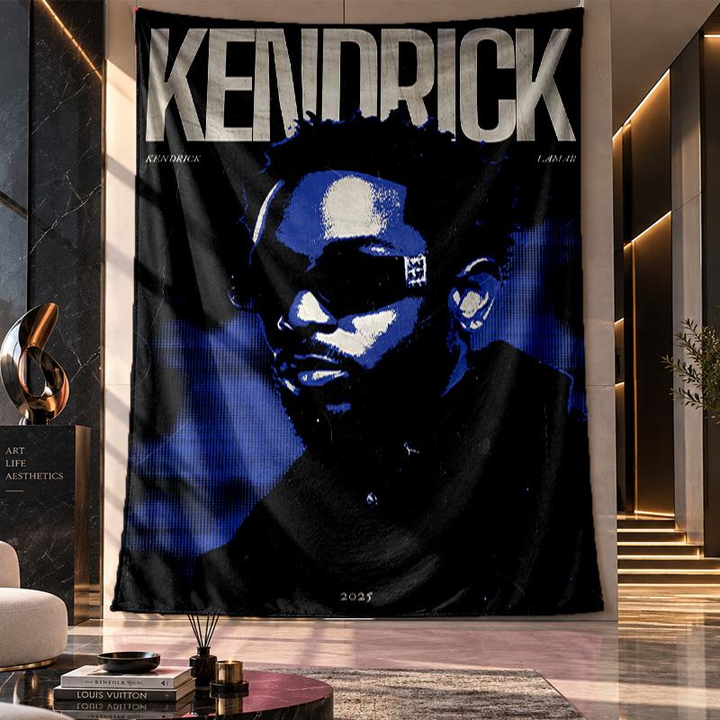 Wall Hanging Tapestry,Kendrick Lamar Printed Fabric Backdrop For Dorm Room Party Decoration
