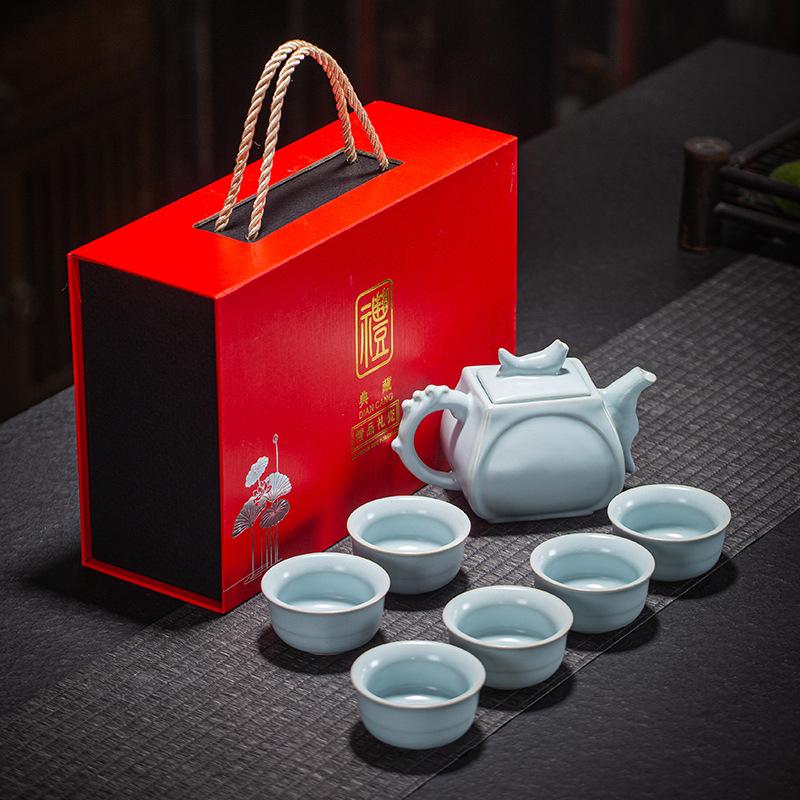 Travel tea set portable kung fu tea set wholesale Japanese outdoor express cup festival company business gifts