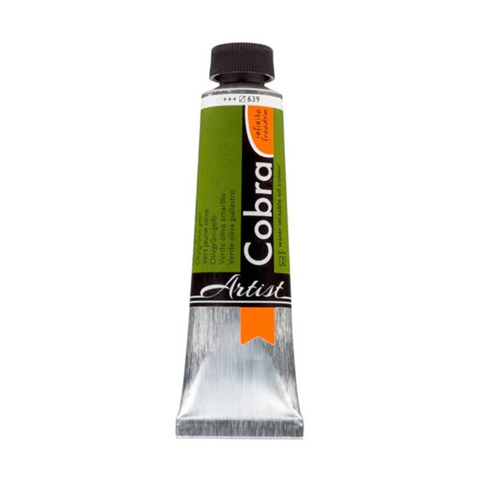You do it Ölfarbe – Cobra – Künstlerfarbe – Olivgelbgrün – 40-ml-Tube – 639 Gelb