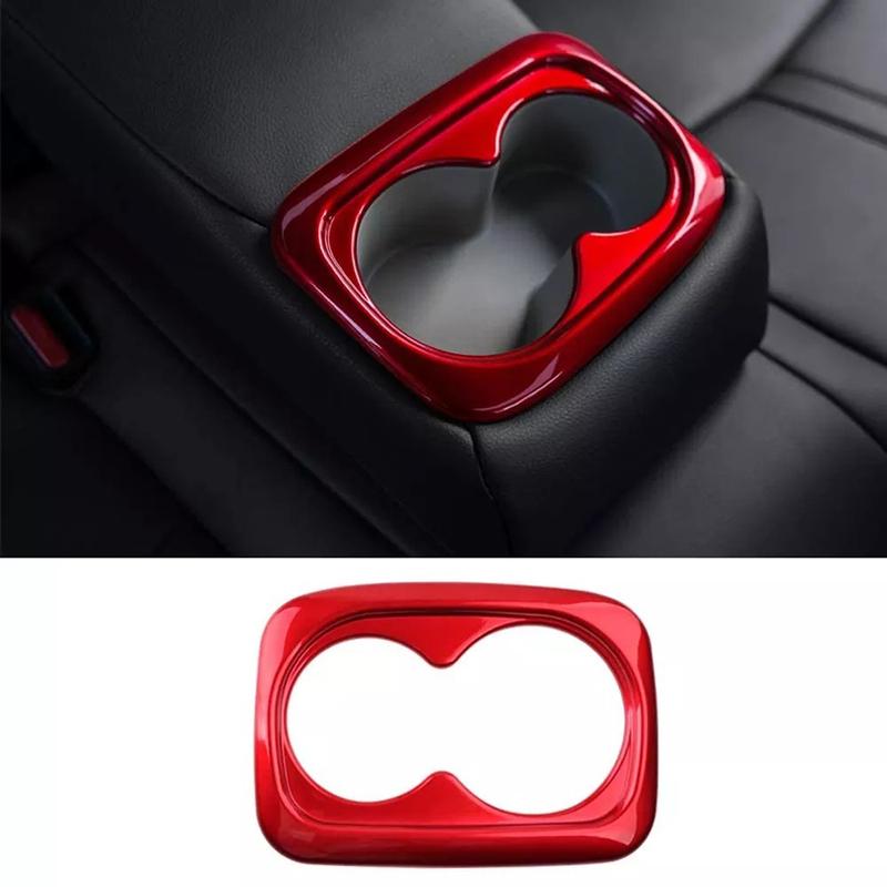 Car Rear Seat Cup Holder Panel Cover Trim Interior For Honda Civic 11th  Gen Sedan Hatchback LX EX EX-L Sport Touring