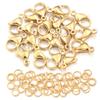 20 Sets/Lot Stainless Steel Lobster Clasps Hooks with Jump Rings Set for DIY Chain Necklace Bracelet Jewelry Making Supplies