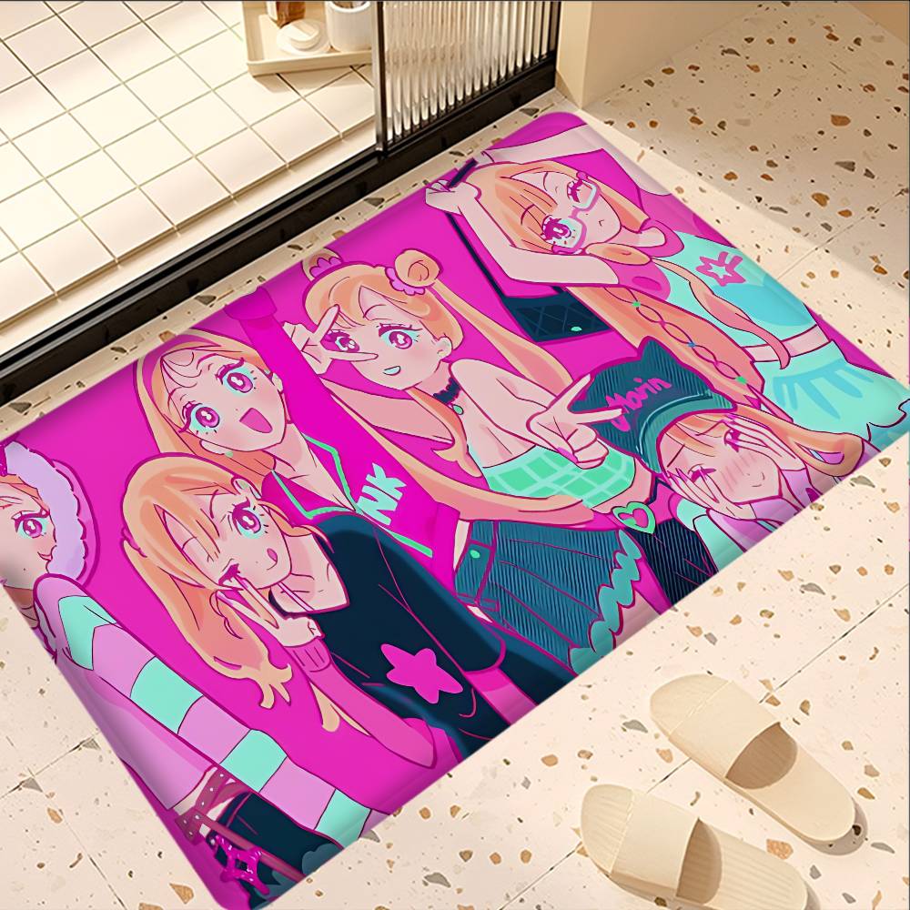 M-My Dress-Up Darling Anime Fußmatte Rechteckig Rutschfest Zuhause Weich Badezimmermatte Eingangstür Innen Außen Matte Hotel Dekor Matte