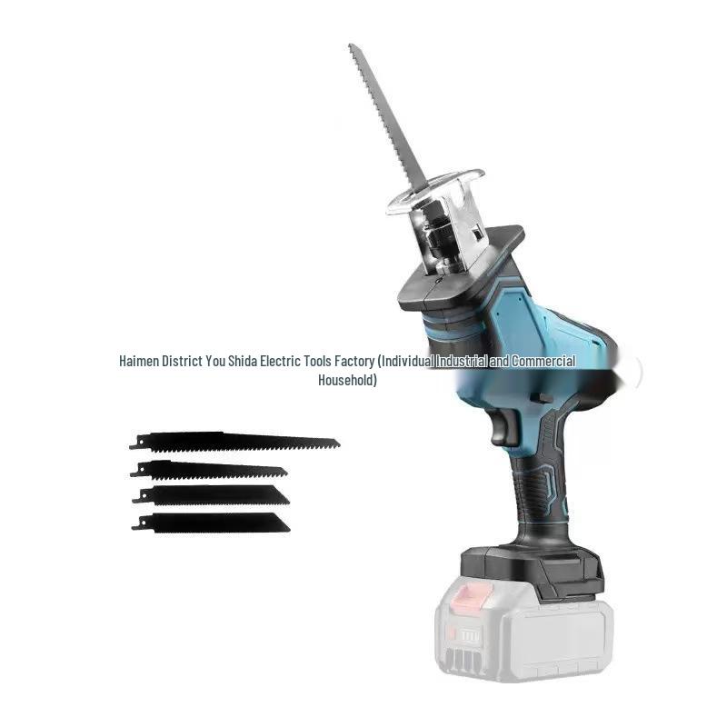 21V Brushless Electric Reciprocating Saw: Handheld Woodworking & Logging Saber Saw