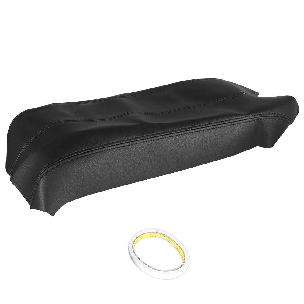 Micro Fiber Leather Center Console Lid Armrest Cover Black Fits For 07 08 09 10 11 12 Acura RDX