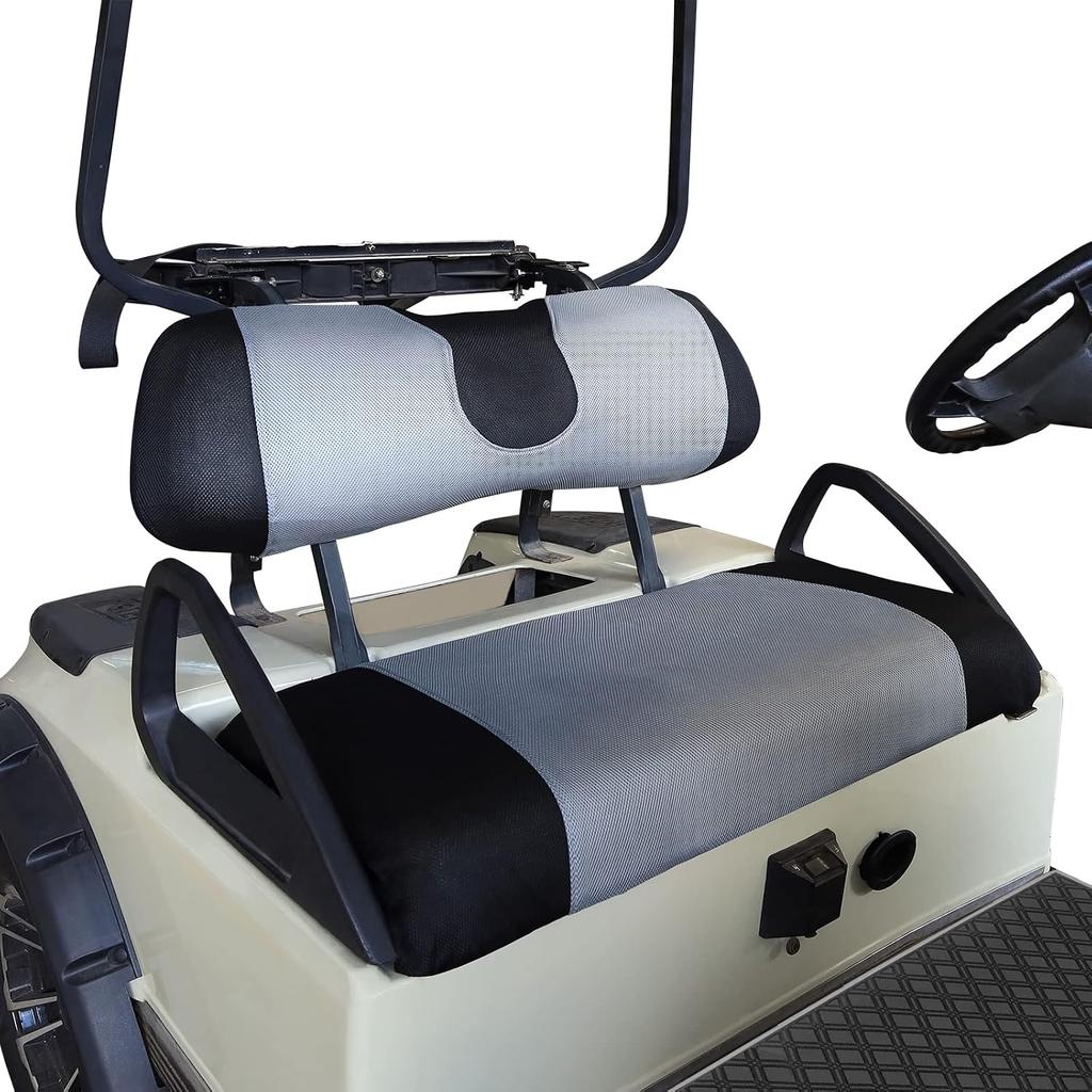 Fashion Cushion Cover Golf Cart Accessories Seat Cover Set Heat Washable Polyester Mesh Cloth for Club Car /EZGO / Yamaha