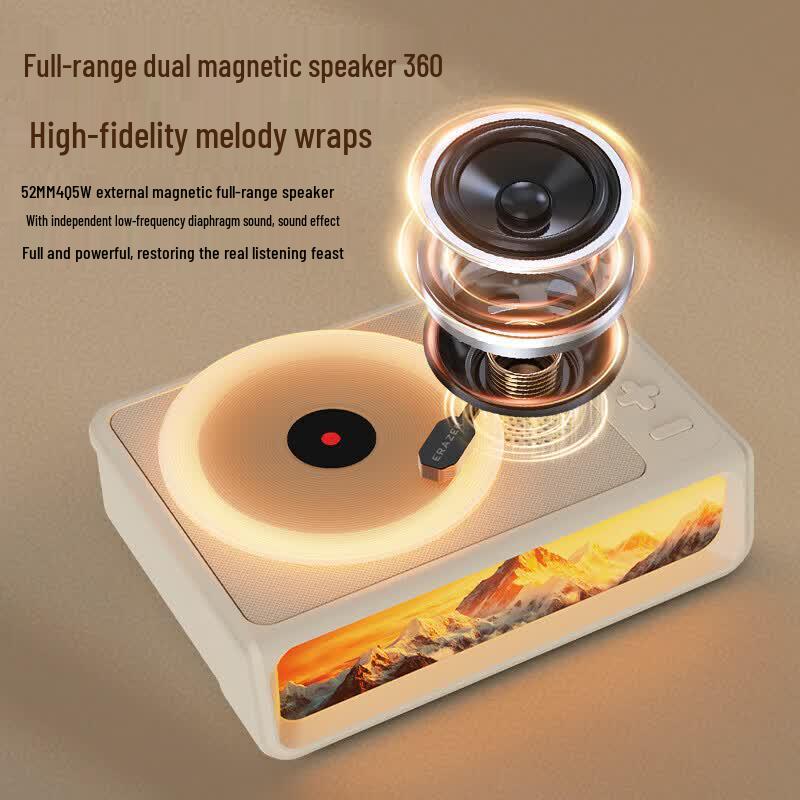 Lenovo B01 Turntable Bluetooth Speaker & Aroma Diffuser (CN version)