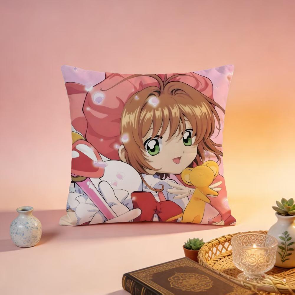 Trending CCardcaptor Sakuraed Cushion Cover Premium SkinFriendly Pillow Case MultiPurpose for Home Office Travel