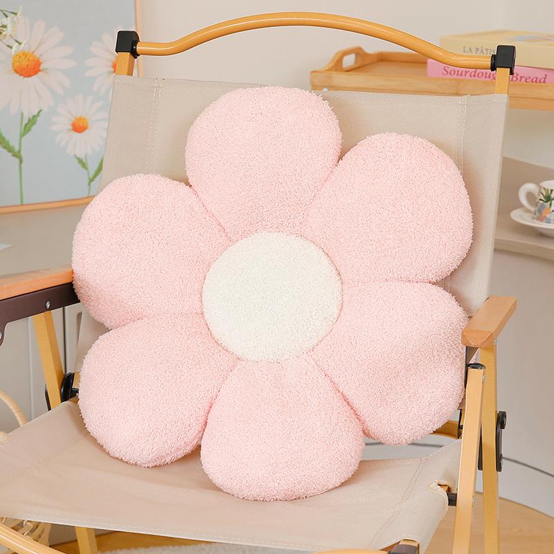 40-60cm Daisy Flower Plush Cushion Colorful Petal Throw Pillow Plush Toy Sofa Cushion Home Decoration Office Nap Headrest Gifts