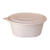 Compostable Corn Starch Round Disposable Meal Box