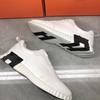 2025New Mirrored H Casual Sneakers, Lightweight, European-style Genuine Leather, Fashionable, Unisex Mesh Casual Shoes
